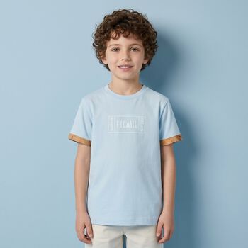 Boys Blue Logo T-Shirt