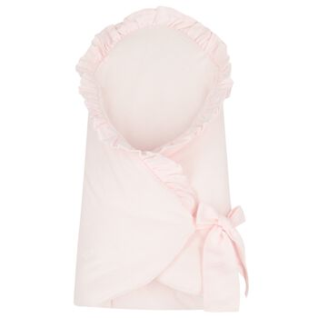 Baby Girls Pink Ruffled Nest