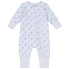 Baby Boys Blue Logo Romper Gift Set, 1, hi-res