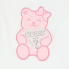 Younger Girls White Teddy Logo T-Shirt, 1, hi-res