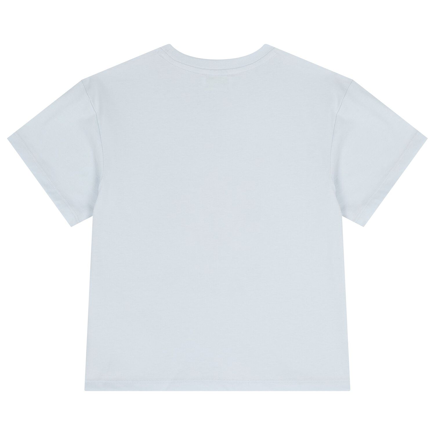 Girls Blue Tiger Logo T-Shirt, 2, hi-res