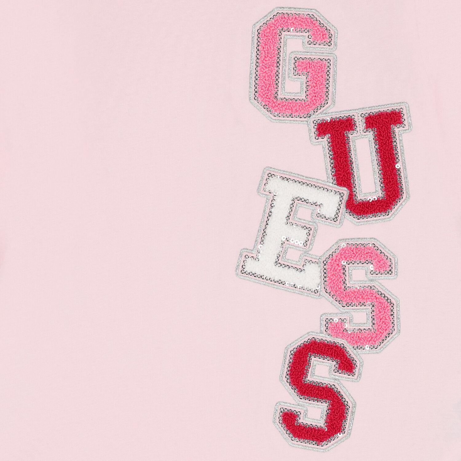 Girls Pink Logo Long Sleeve Top, 1, hi-res