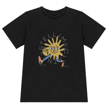 Boys Black Logo T-Shirt