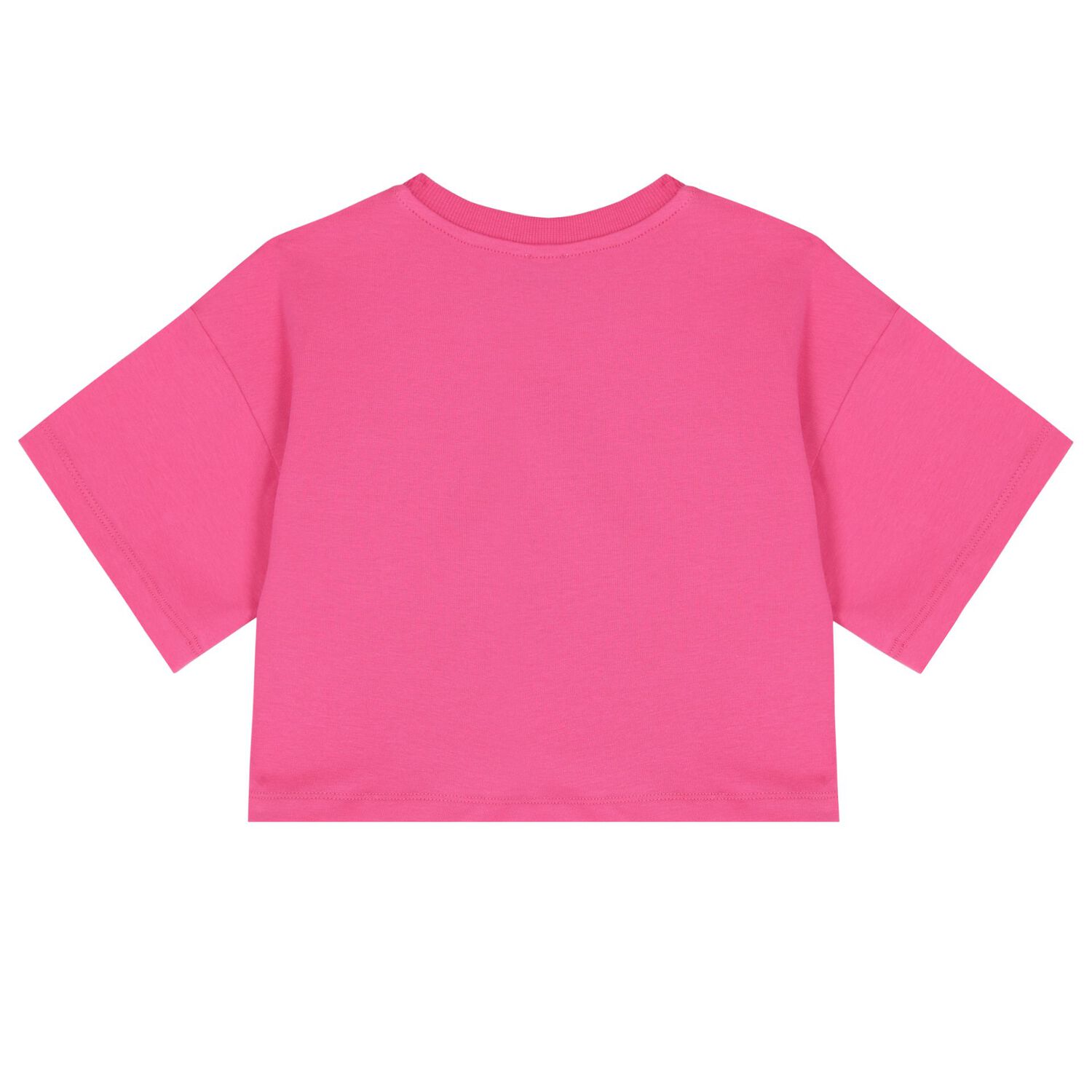 Girls Pink Teddy Bear Logo T-Shirt, 5, hi-res image number null