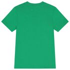 Boys Green Logo T-Shirt, 1, hi-res
