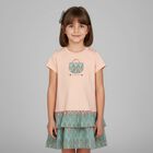 Girls Pink Logo Bag Dress, 1, hi-res