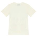 Boys Ivory & Orange Shorts Set, 1, hi-res