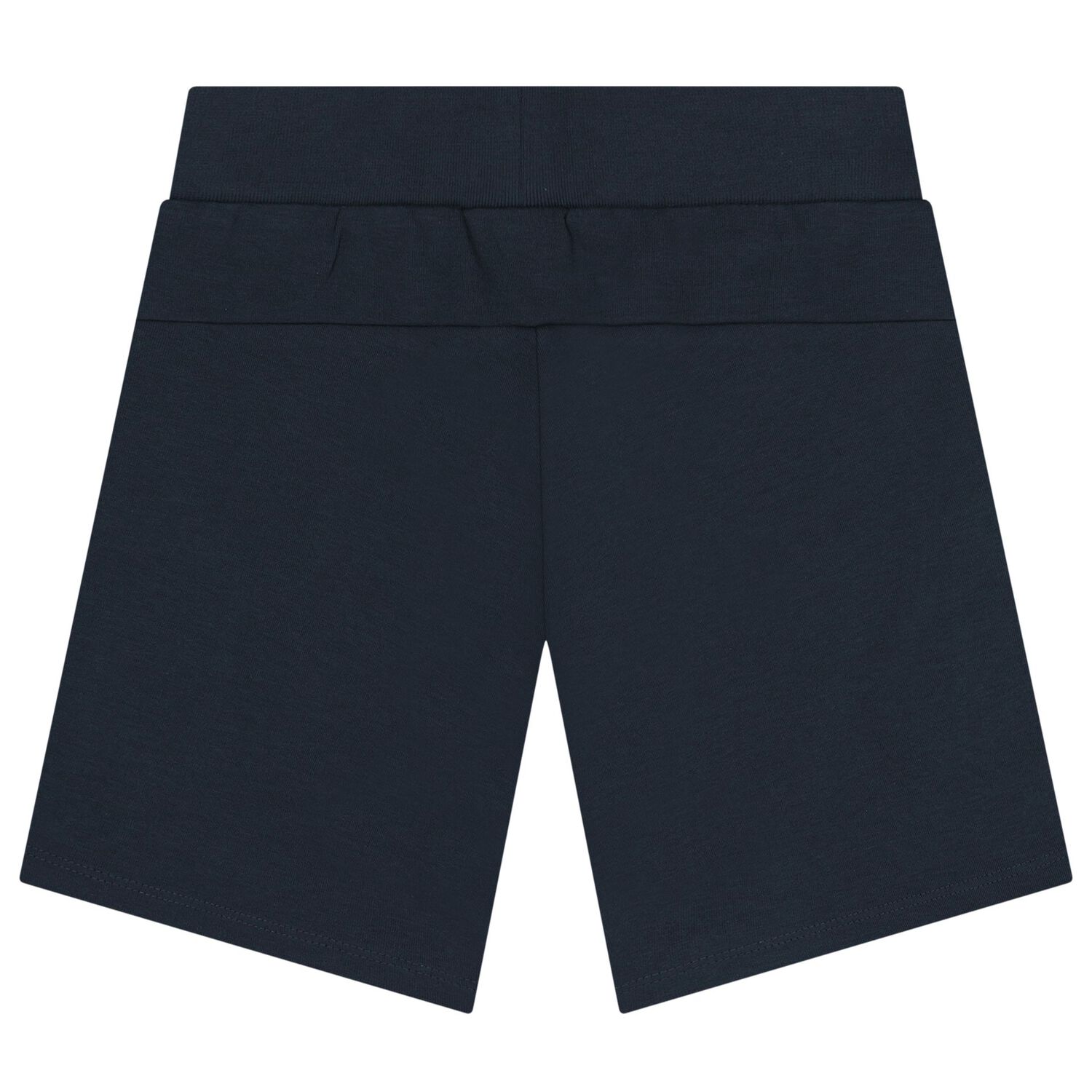 Boys Navy Blue Logo Shorts, 1, hi-res
