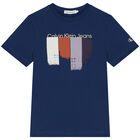 Boys Blue Logo T-Shirt, 2, hi-res