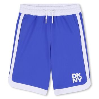 Blue & White Logo Shorts