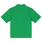 Boys Green Logo Polo Shirt, 1, hi-res