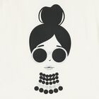 Girls Ivory Long Sleeve Top, 1, hi-res