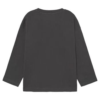 Boys Grey Glow In The Dark Car Long Sleeve Top
