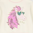 Girls Ivory Sequin Unicorn Sweatshirt, 1, hi-res