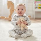 Grey Zig Zag Babygrow, 3, hi-res