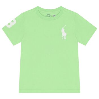 Boys Green Logo T-Shirt