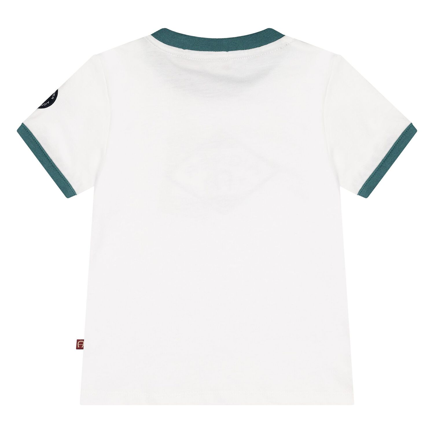 Younger Boys White Logo T-Shirt, 1, hi-res