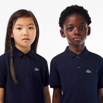 Boys Navy Blue Logo Polo Shirt