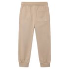 Boys Beige Joggers, 3, hi-res