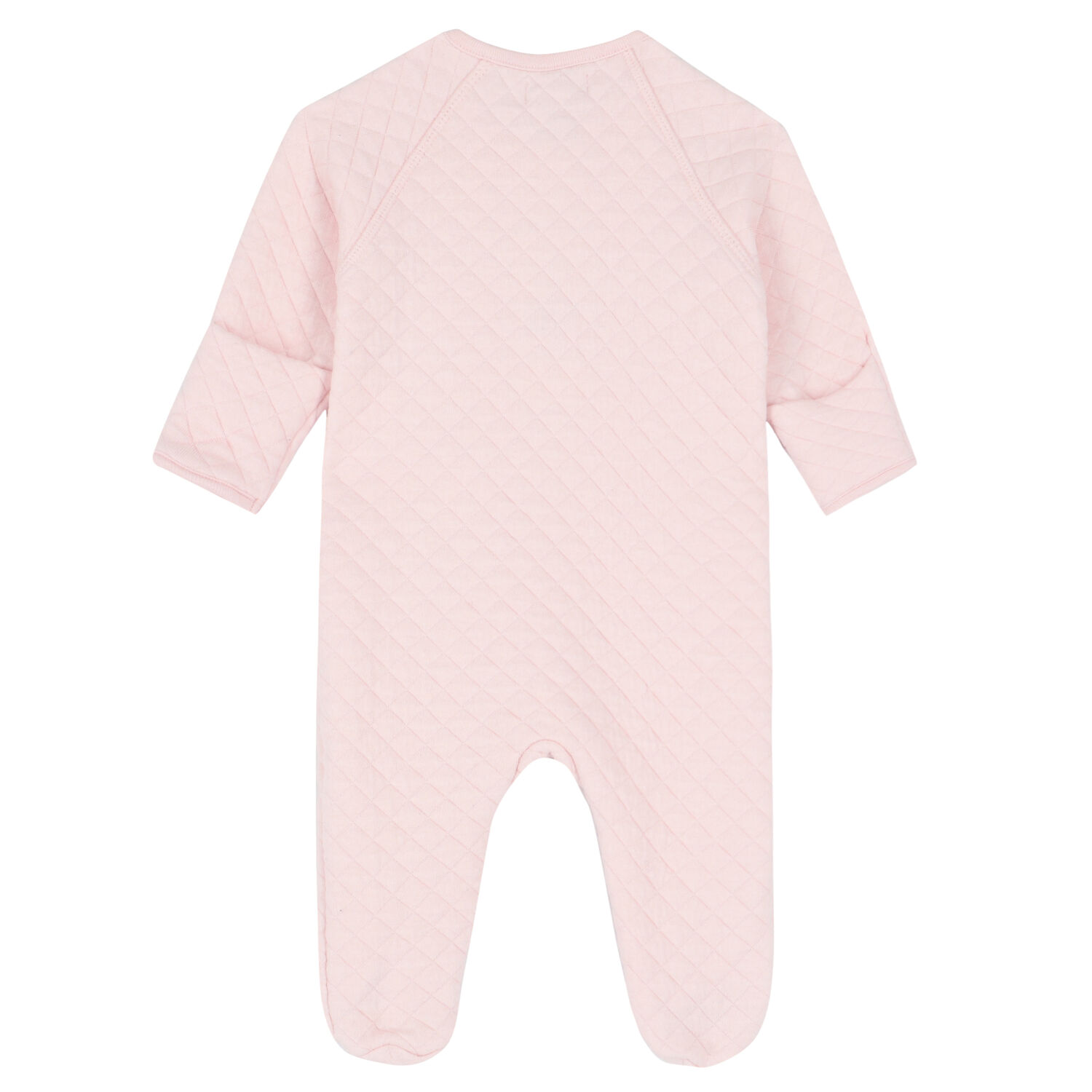 Baby Girls Pink Logo Babygrow, 1, hi-res image number null