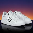 White Logo Trainers, 1, hi-res