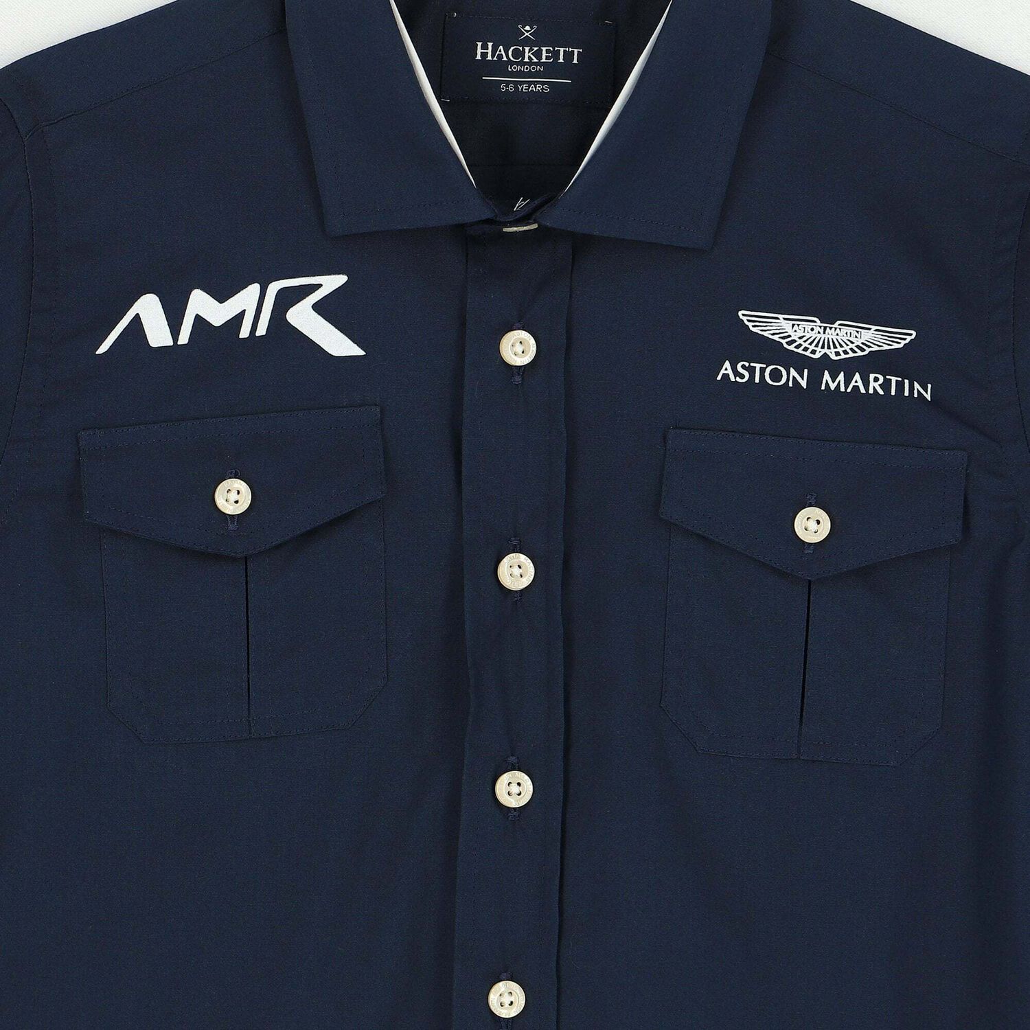 Boys Navy Logo Shirt, 1, hi-res