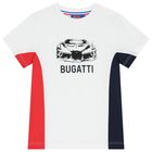 Boys White Logo T-Shirt, 1, hi-res