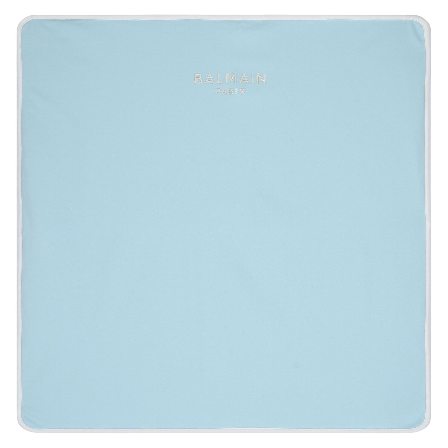 Baby Boys Blue & Gold Logo Blanket, 3, hi-res