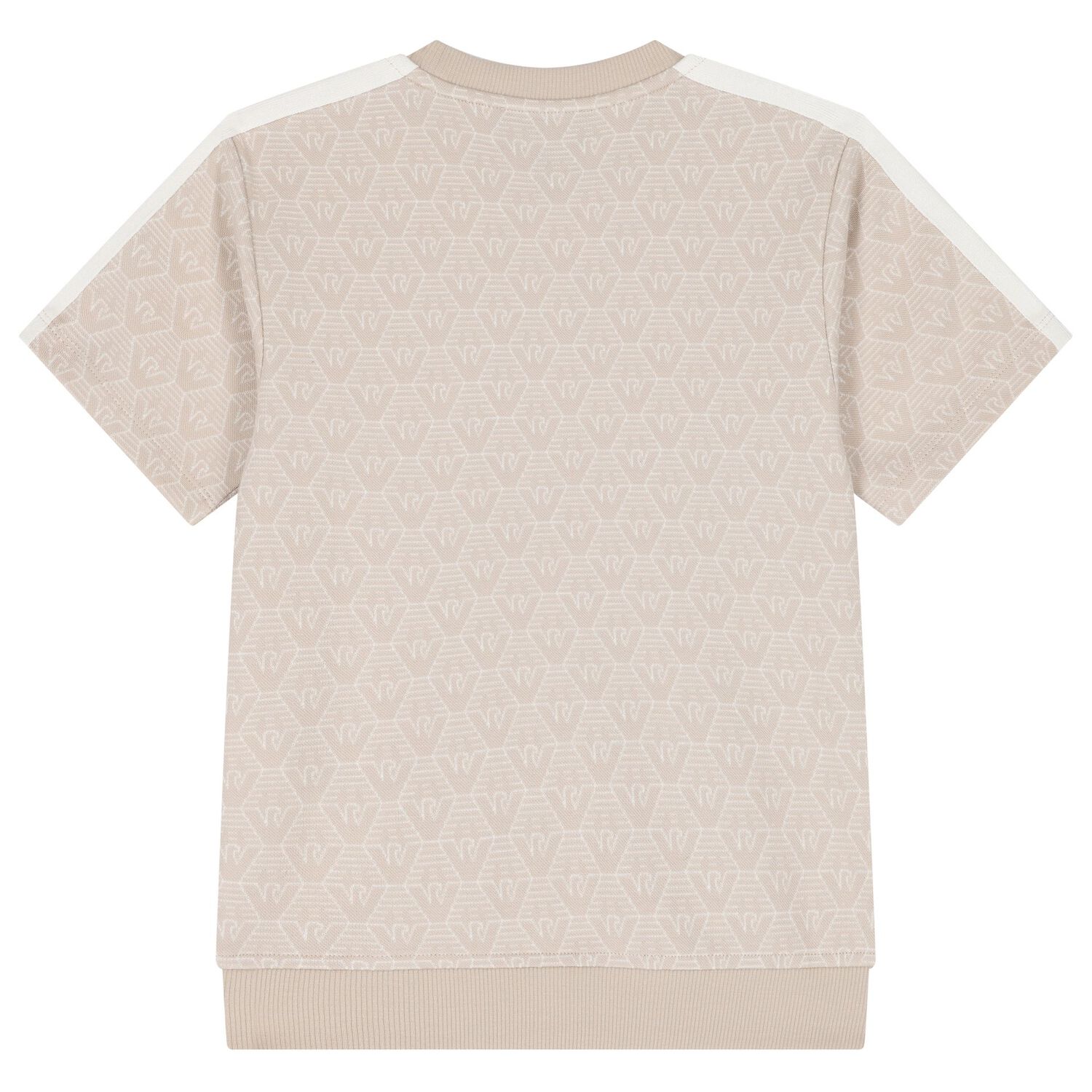 Boys Beige Logo T-Shirt, 1, hi-res image number null