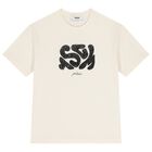 Boys Ivory Logo T-Shirt, 1, hi-res