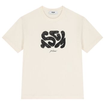 Boys Ivory Logo T-Shirt