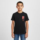 Boys Black Logo T-Shirt, 1, hi-res