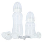 Baby Boys Grey Bottle & Dummy Gift Set, 3, hi-res