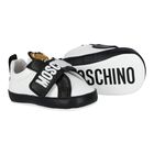 Black & White Teddy Bear Baby Pre Walker Shoes, 2, hi-res