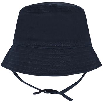 Baby Boys Navy Blue Bucket Hat
