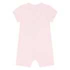 Baby Girls Pink Daisy Romper, 1, hi-res