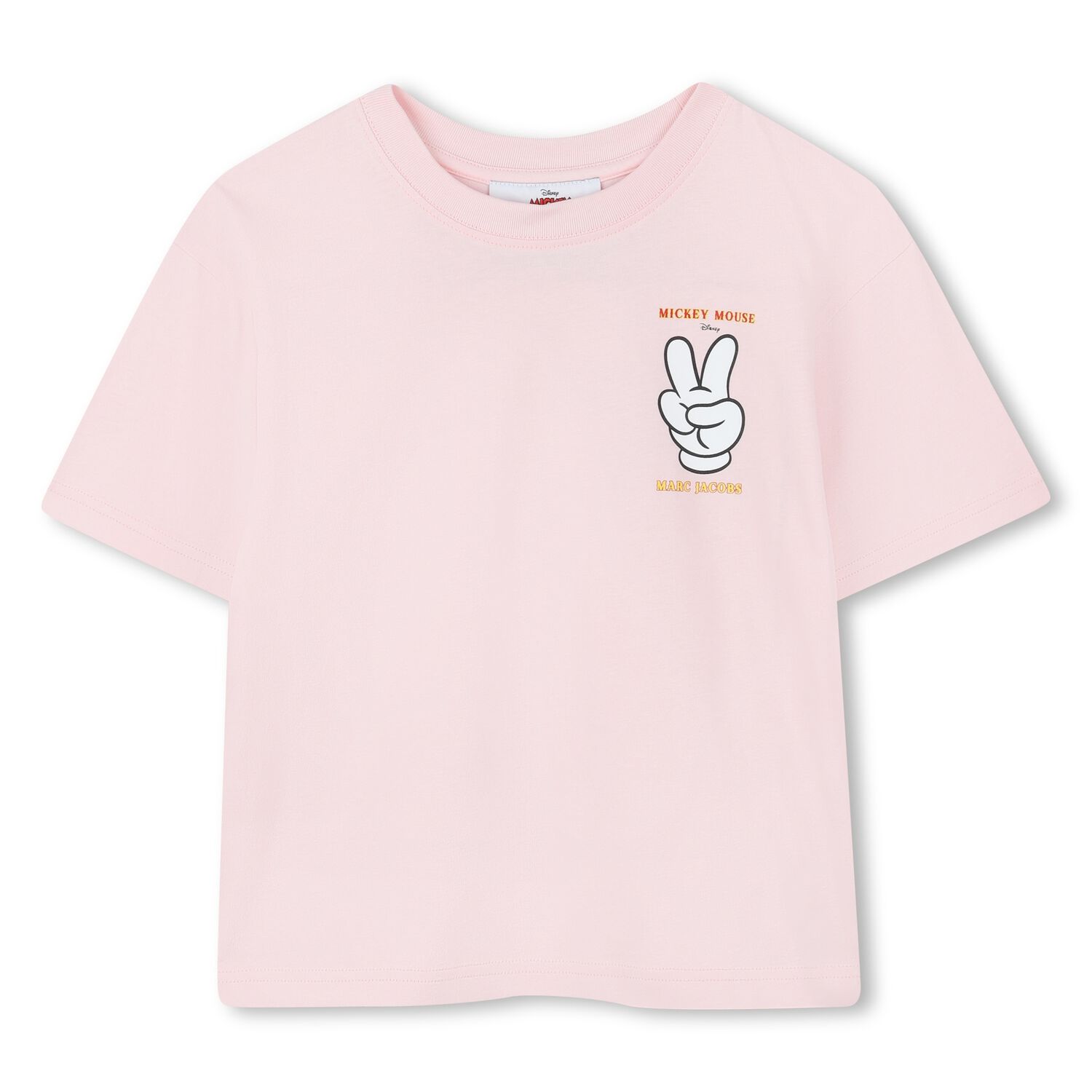 Girls Pink Logo Disney T-Shirt, 1, hi-res image number null