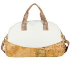 White & Beige Geo Map Baby Changing Bag, 1, hi-res