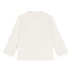 Baby Boys Ivory Lion Long Sleeve Top, 1, hi-res