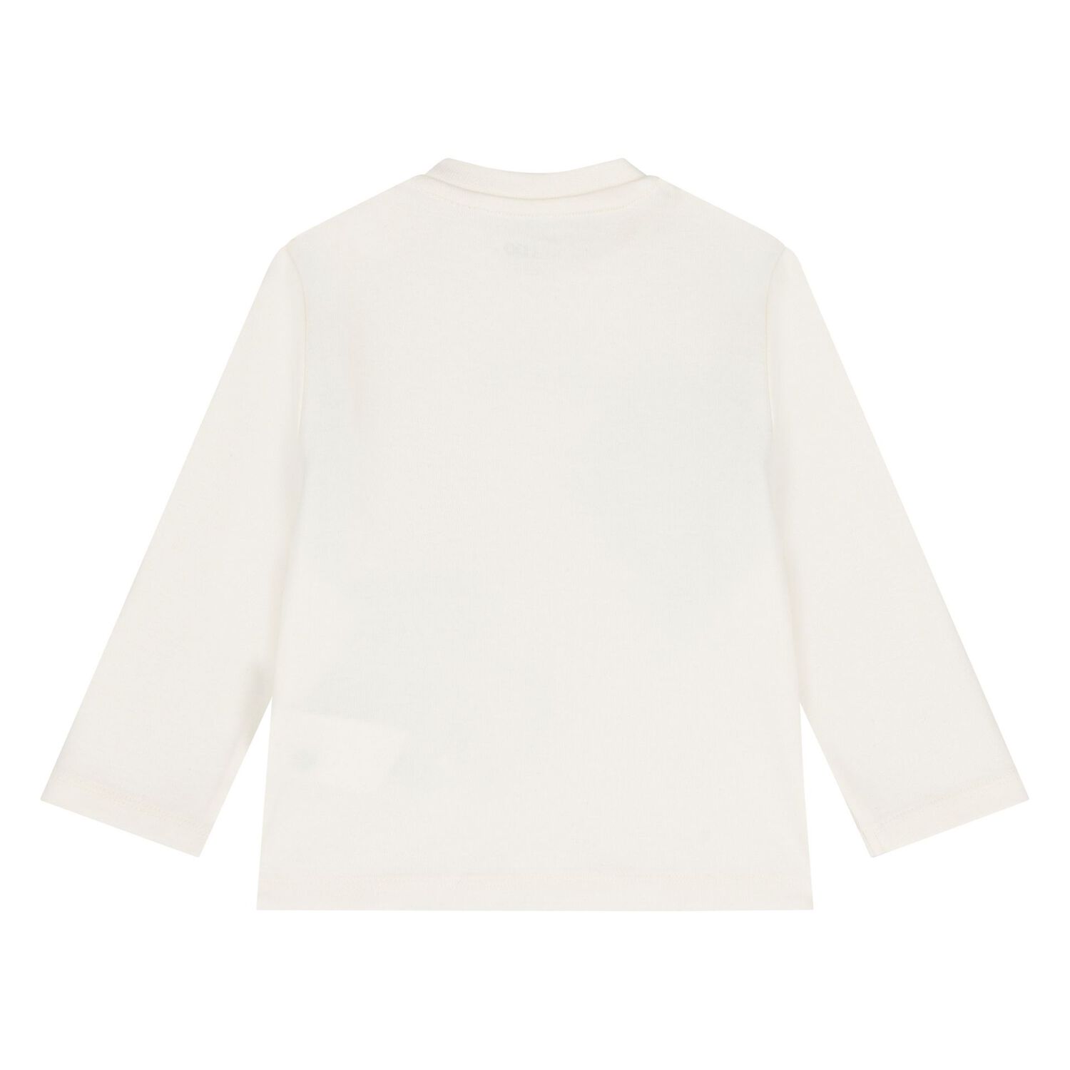 Baby Boys Ivory Lion Long Sleeve Top, 1, hi-res