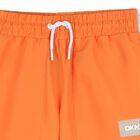 Boys Orange Logo Shorts, 1, hi-res