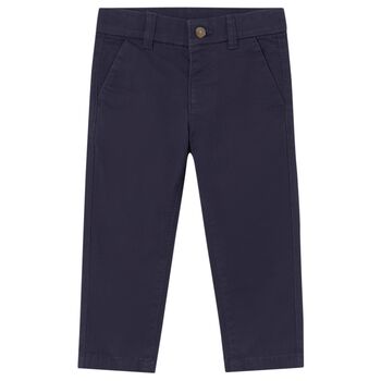 Younger Boys Navy Blue Chino Trousers