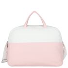 White & Pink Logo Baby Changing Bag, 3, hi-res