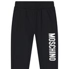 Black Logo Joggers, 1, hi-res