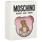Baby Girls Pink Teddy Bear Logo Babygrow, 3, hi-res