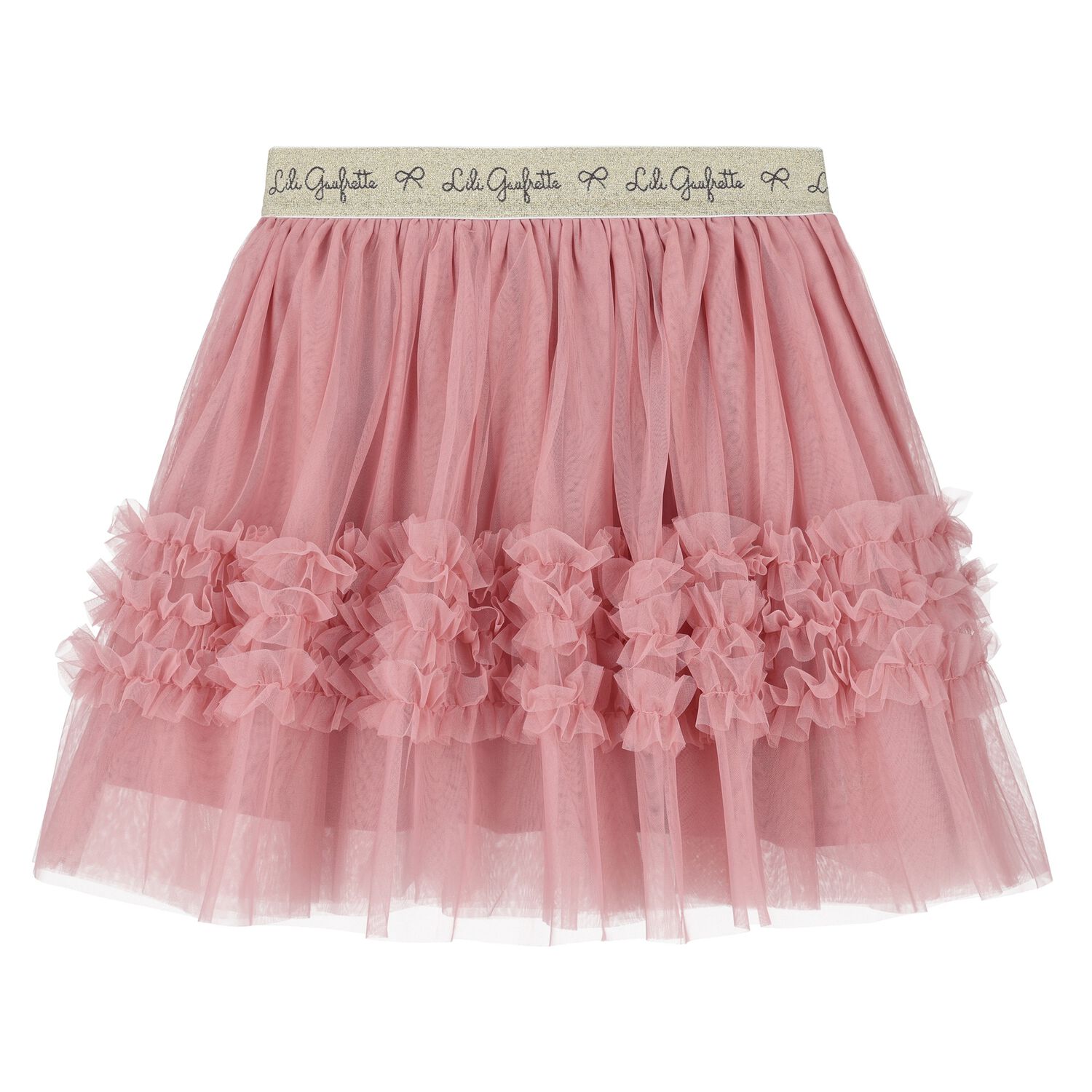 Girls Pink Tulle Skirt, 1, hi-res image number null