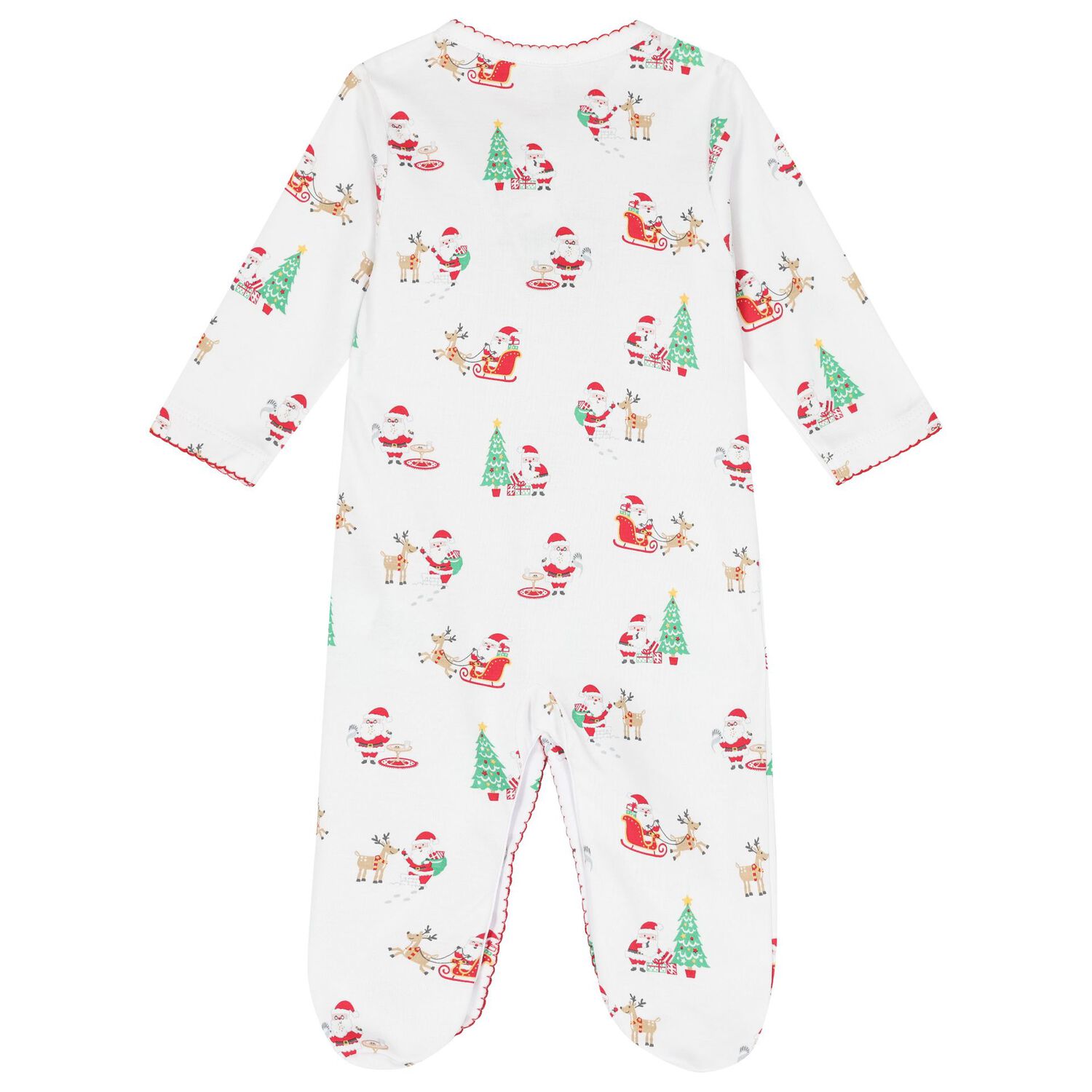 White Christmas Magic Babygrow, 1, hi-res