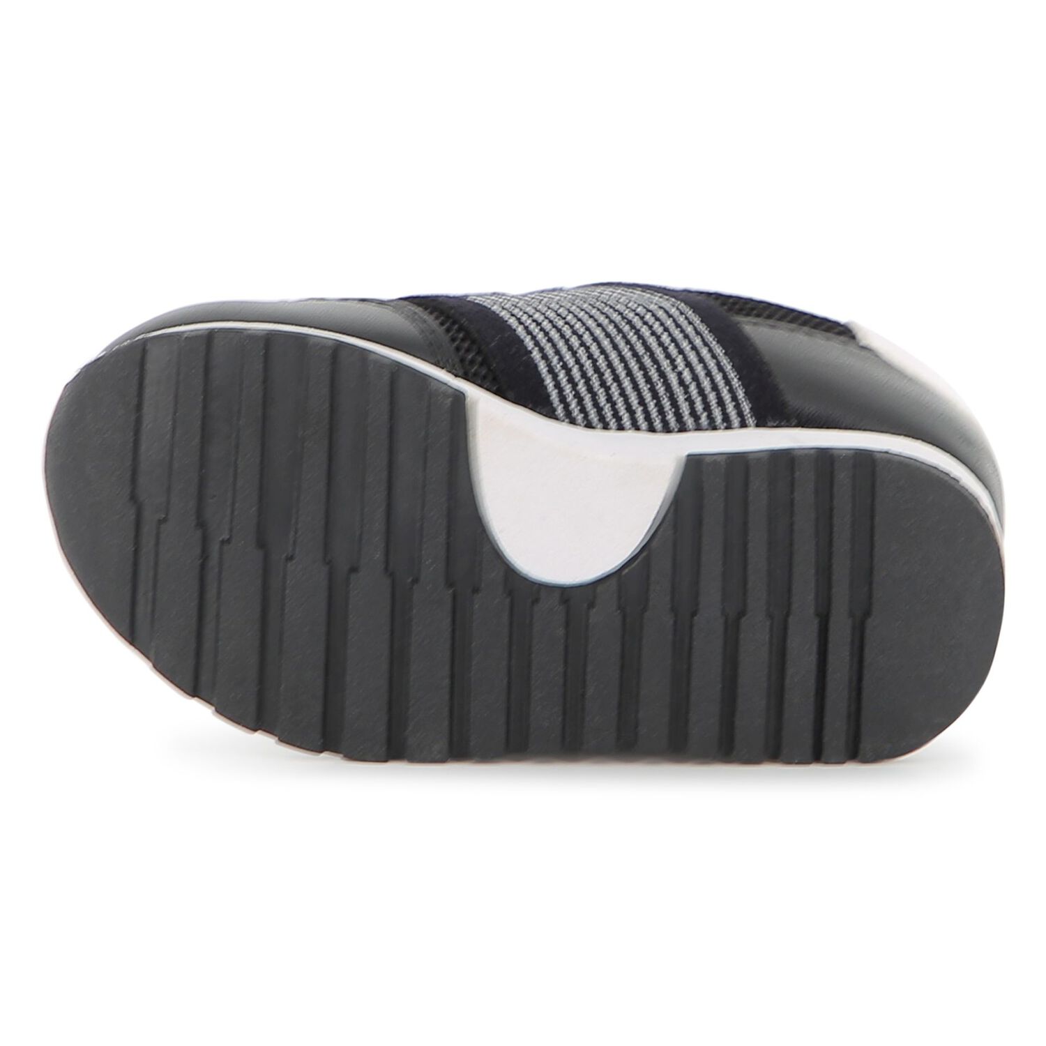 Boys Black Logo Trainers, 1, hi-res