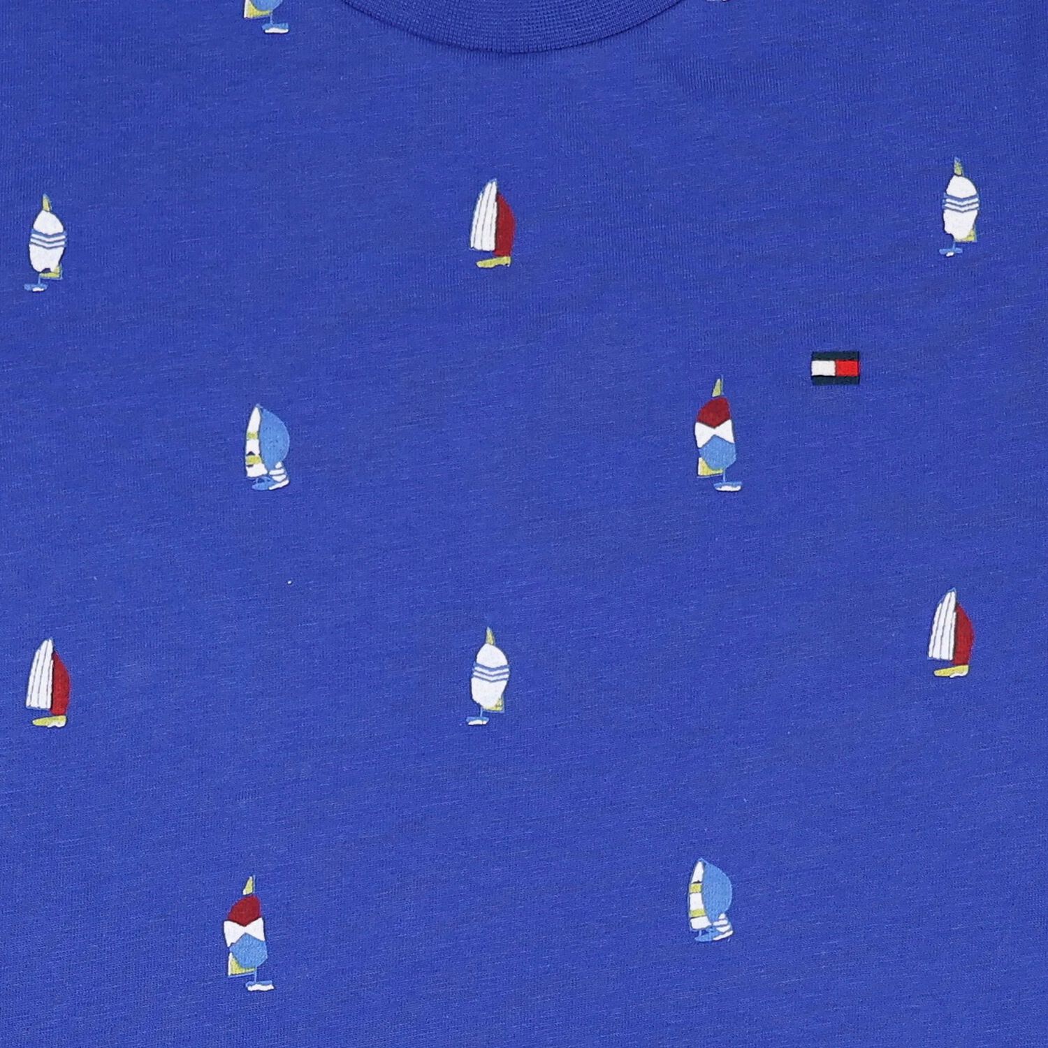 Boys Blue Sailboat Logo T-Shirt, 1, hi-res