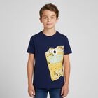 Boys Navy Logo T-Shirt, 3, hi-res